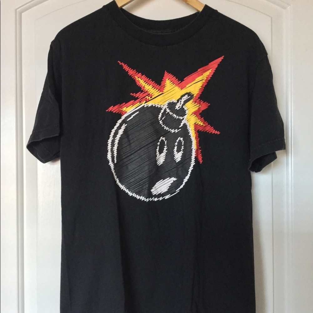THE HUNDREDS black logo shirt